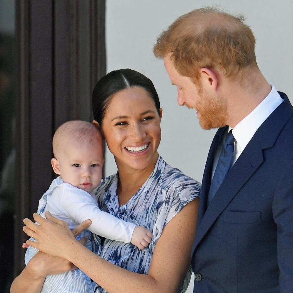 Duke and Duchess of Sussex with Archie