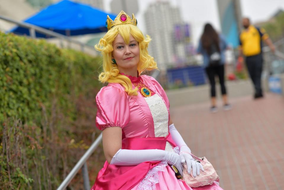 <p>This Princess doesn't need Mario to save her.</p>