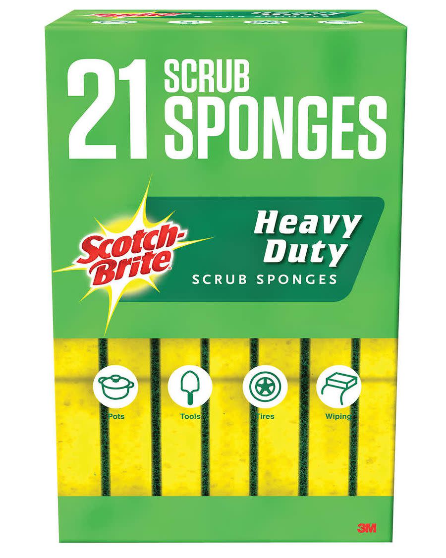 Scotch Brite Heavy Duty Scrub Sponges, 21 ct.