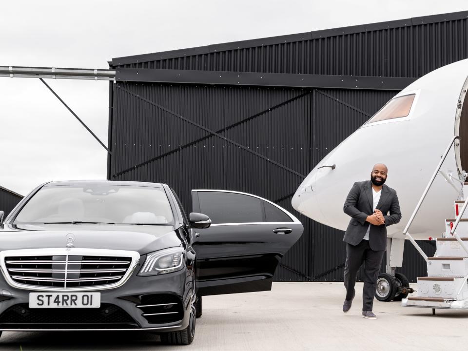 A view of Ikenna Ordor, CEO of Starr Luxury Cars.