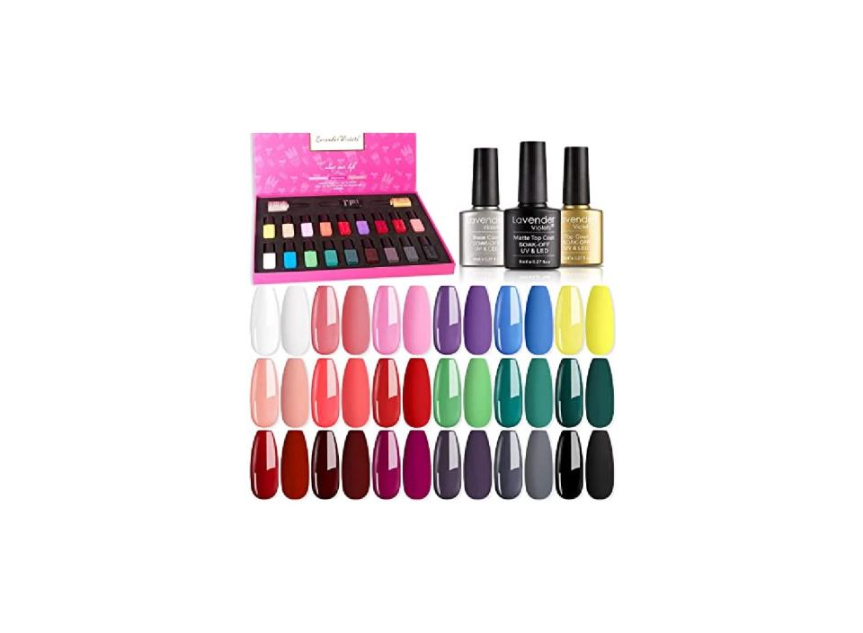 With our gel nail polish set, you can get double nail effects - glossy and matte, meeting your different needs