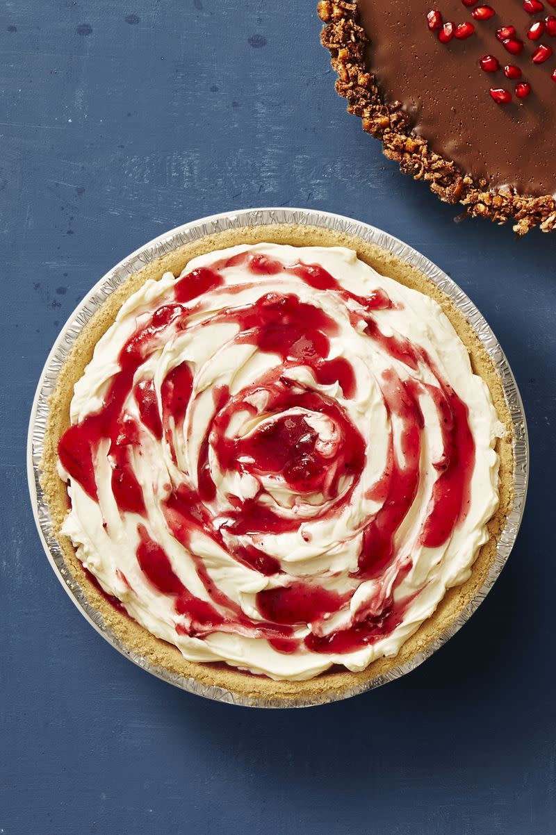 No-Bake Cranberry Cheesecake