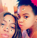 <p>The mother-daughter duo cozied up for a buzz-worthy, silly selfie.</p>