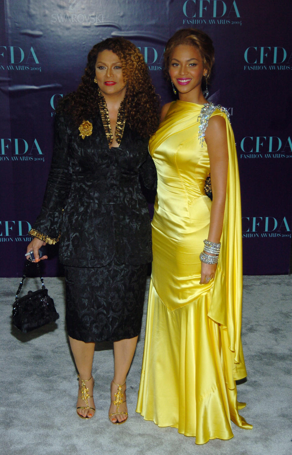 Tina Knowles, Beyonce, 2004 CFDA Fashion Awards, New York Public Library, New York City, New York
