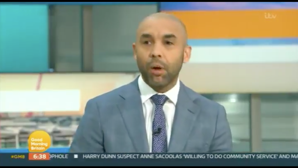 Alex Beresford Good Morning Britain