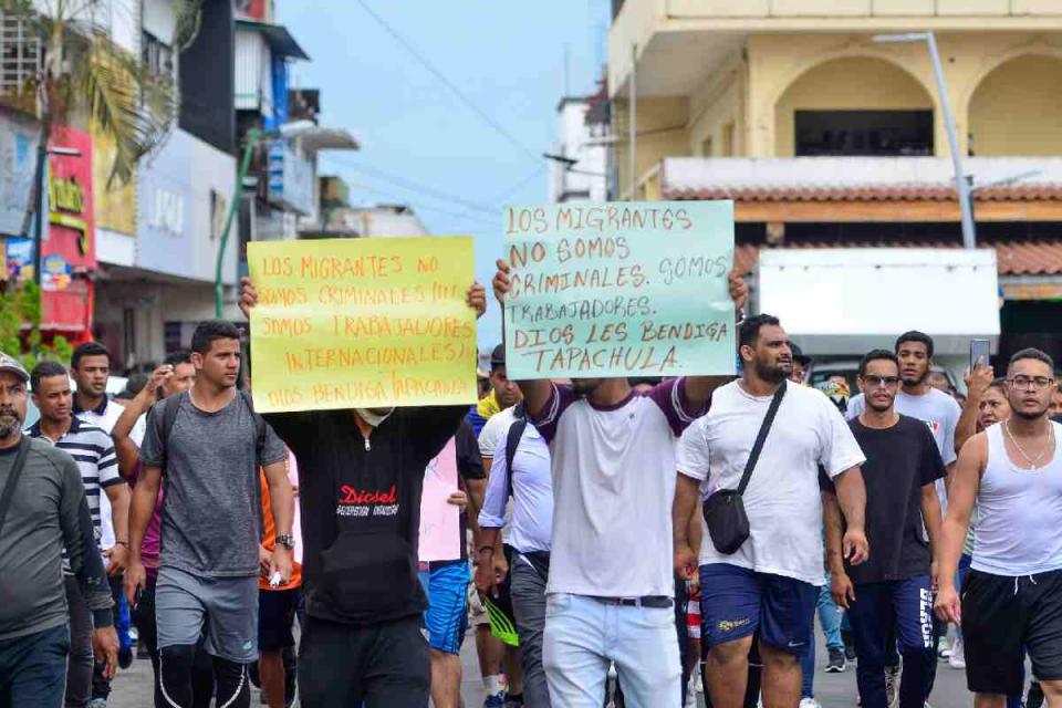 migrantes venezolanos mexico