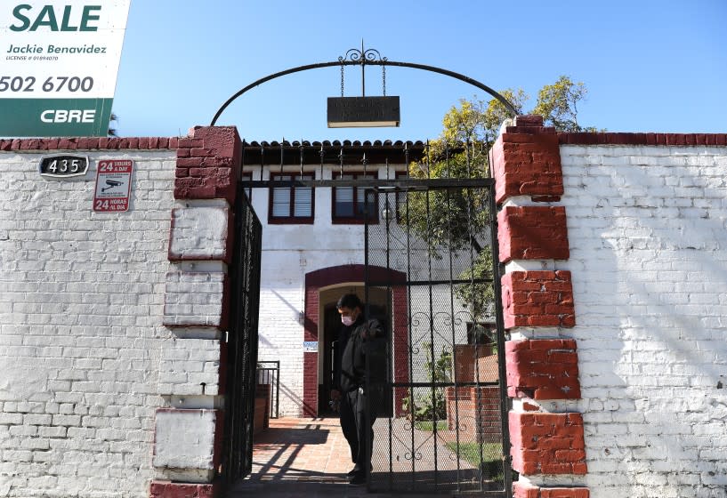 LOS ANGELES-CA-NOVEMBER 10, 2020: The International Institute of Los Angeles is selling it's old building in Boyle Heights on Tuesday, November 10, 2020. (Christina House / Los Angeles Times)