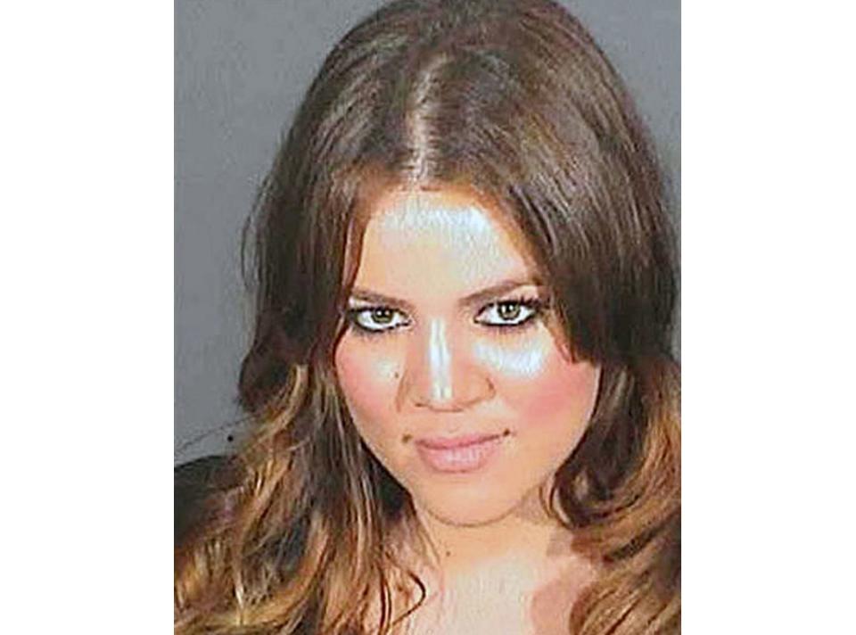 Khloe Kardashian, Mugshot