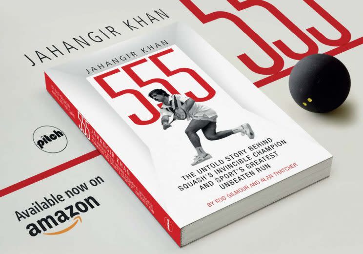 Sports book about squash player Jahangir Khan