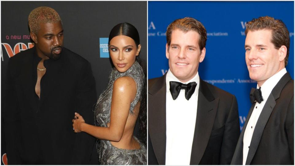Crypto exchange Gemini made a cameo in a Kardashian-West moment in New York. | Source: (i) Shutterstock (ii) Shutterstock; Edited by CCN