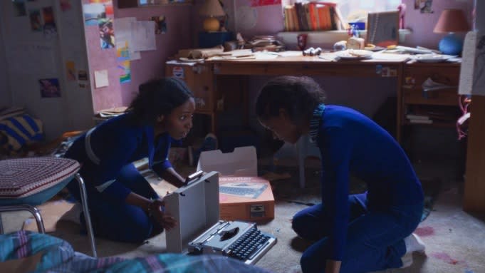 Tamara Lawrance and Letitia Wright in ‘The Silent Twins’. Focus Features.