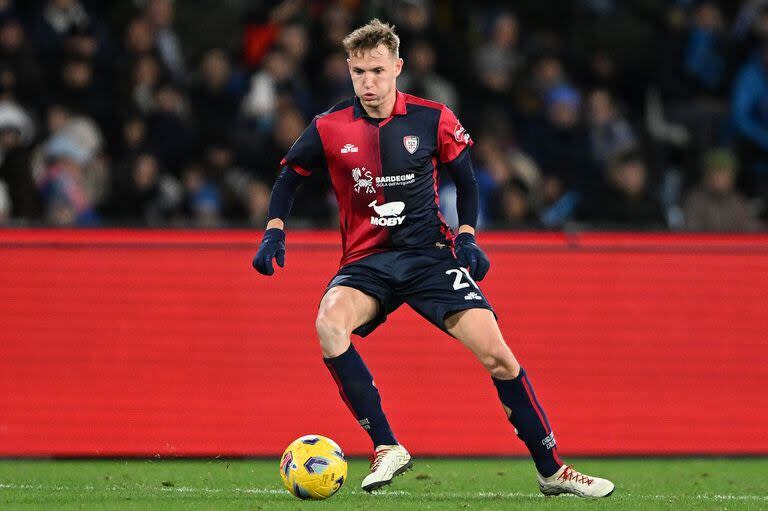 Jakub Jankto, en acción durante un partido de Cagliari