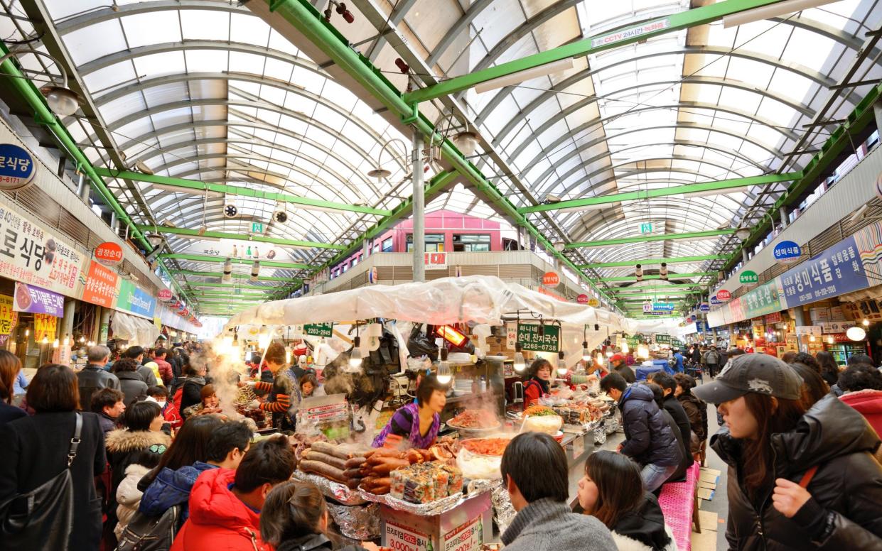 Gwangjang Market in Seoul