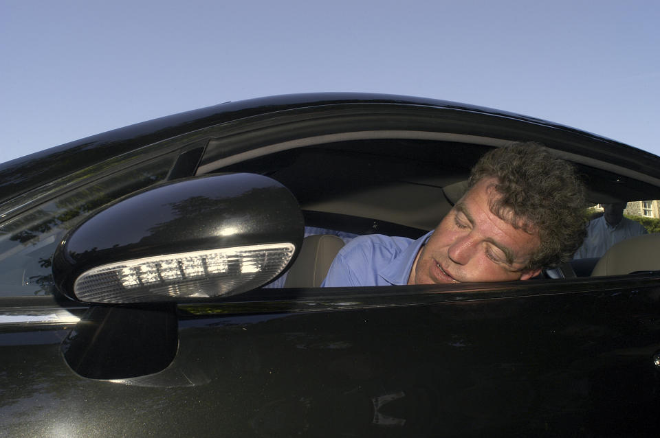 Jeremy Clarkson photographed at the Goodwood Festival of Speed, West Sussex, UK, 13th July 2003.   (Photo by Andrew Hasson/Avalon/Getty Images)