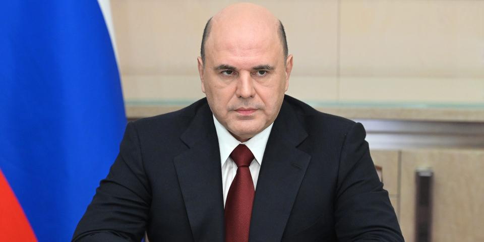 Russia's Prime Minister Mikhail Mishustin