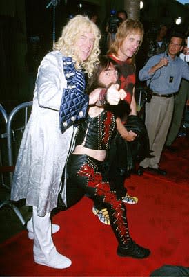 David St. Hubbins ( Michael McKean ), Derek Smalls ( Harry Shearer ) and Nigel Tufnel ( Christopher Guest ) at the Egyptian Theatre re-release of This Is Spinal Tap