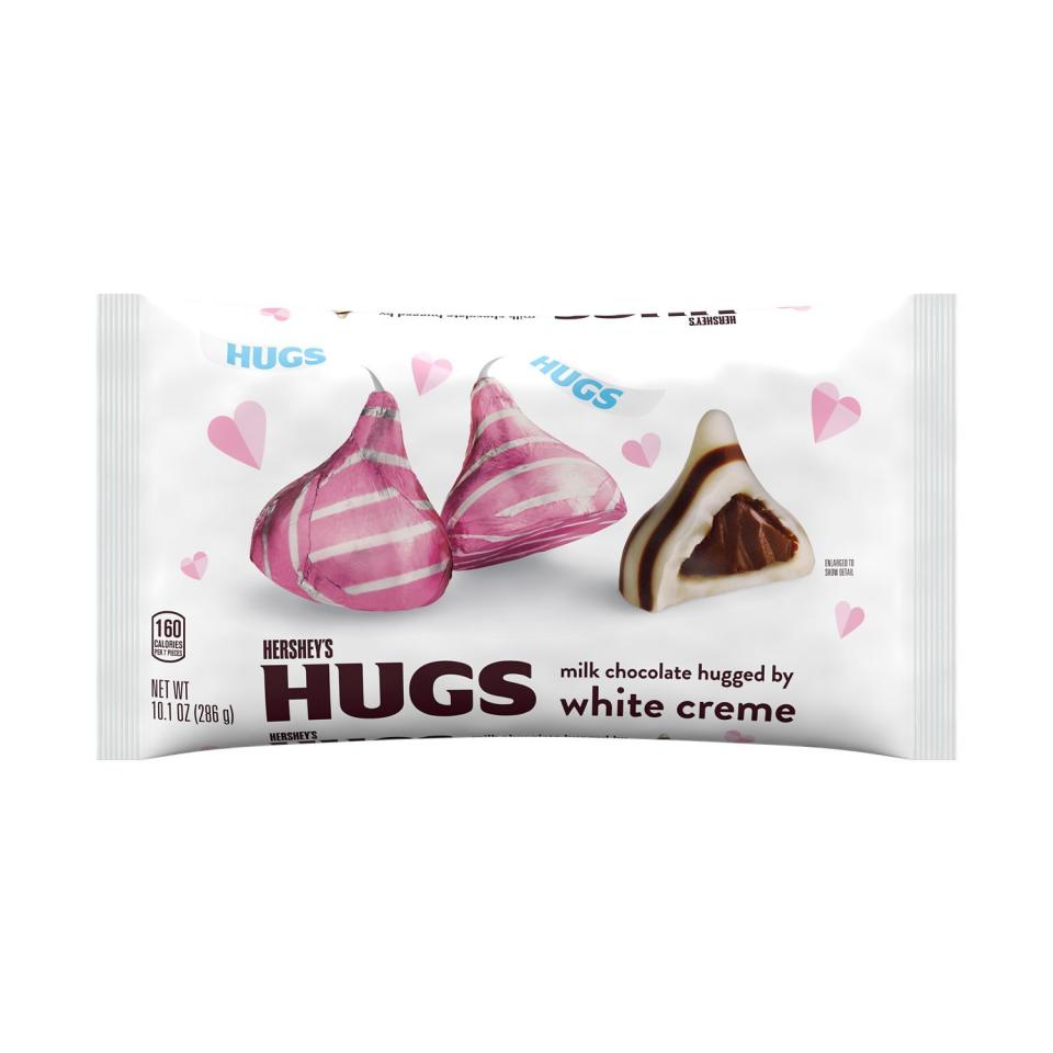 28) Hershey's Milk Chocolate Hugs