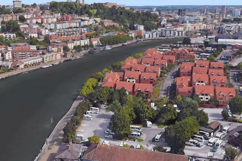 Baltic Wharf Caravan Club will eventually be made to move -Credit:Google Earth