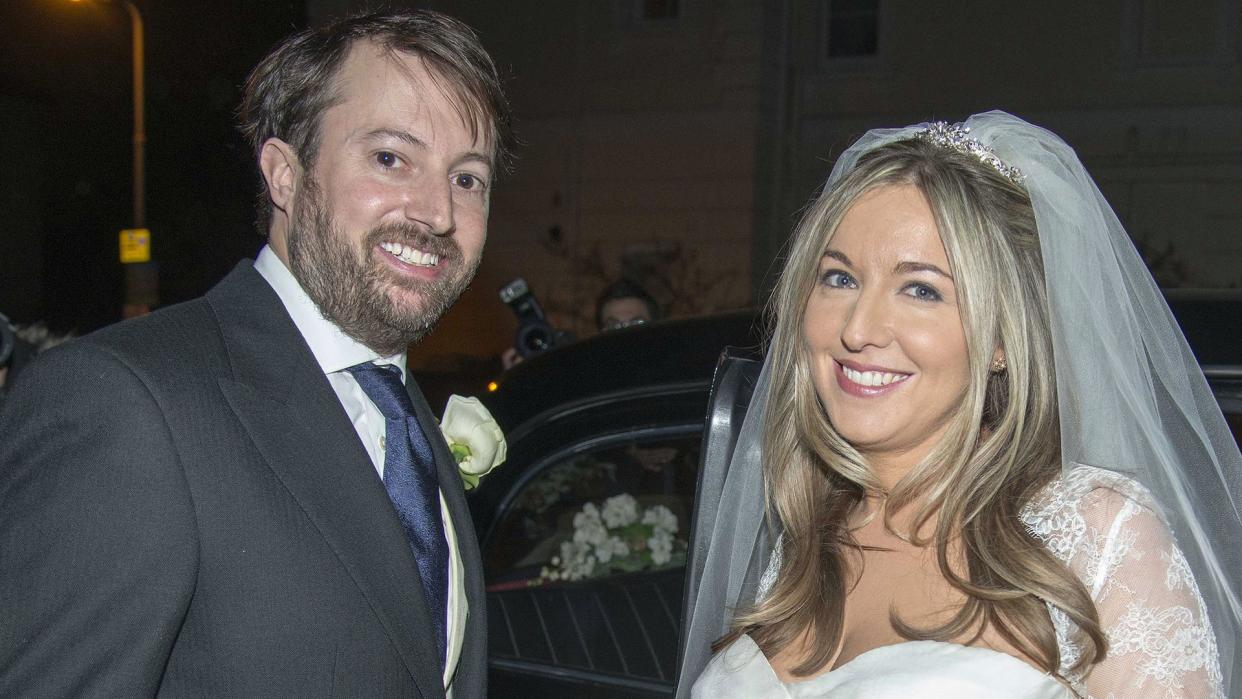 Wedding of Victoria Coren to David Mitchell at St Peter's Church Belsize Park the Bride and Groom After Their Wedding Wedding of Victoria Coren to David Mitchell - 17 