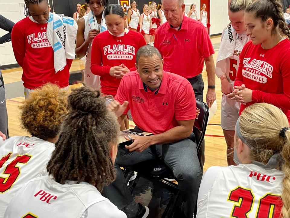 Flagler College women's basketball coach Maurice Warner came to the school from Georgia College, where he played and coached with the men's and women's teams.