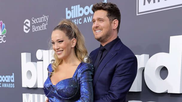 PHOTO: Luisana Lopilato and Michael Buble attend an event on May 15, 2022, in Las Vegas. (Amy Sussman/Getty Images, FILE)