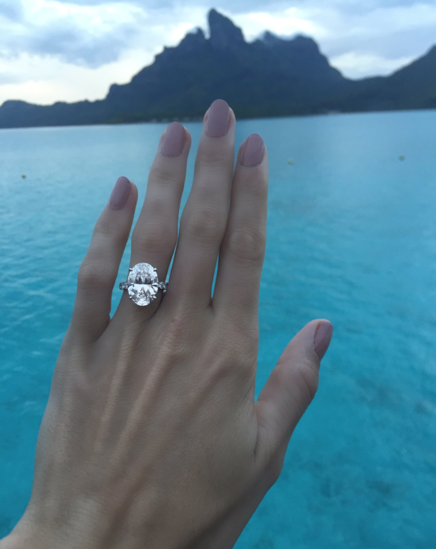 Caroline Wozniacki's Engagement Ring from David LEe