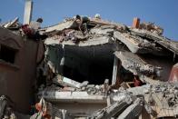 Israeli strike on a house in Rafah, in the southern Gaza Strip