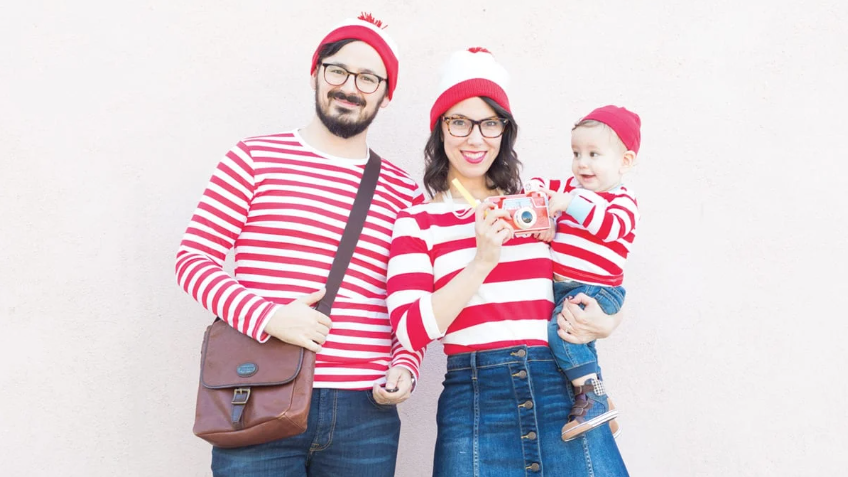 funny halloween costumes wheres waldo family costume