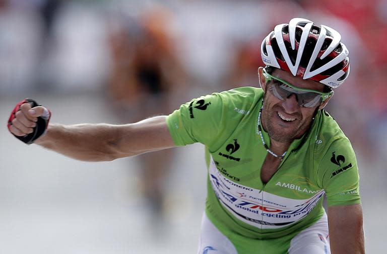 Spain's Dani Moreno of Team Katusha, pictured during the 68th edition of La Vuelta Tour of Spain, a 163.7 km race between Antequera and Valdepenas de Jaen, on September 1, 2013