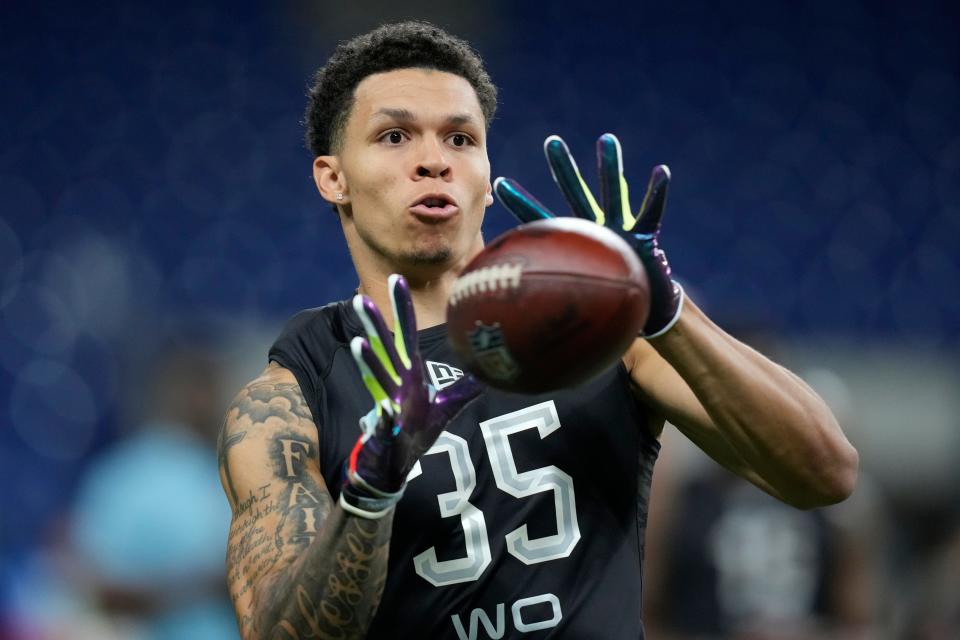 North Dakota State wide receiver Christian Watson checked many of the boxes the Indianapolis Colts look for in draft prospects, but he went just before their pick to the Green Bay Packers.
