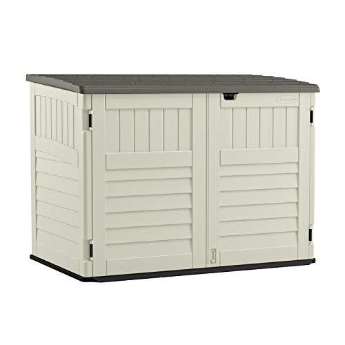 8) 5 by 3–Foot Horizontal Stow-Away Storage Shed