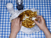 Tout ceux qui sont allés au moins une fois en Angleterre ont dégusté le célèbre fish and chips, un fast food composé de poisson pané et de frites. Au total, cette spécialité a 1 341 271 publications pour elle sur Instagram.