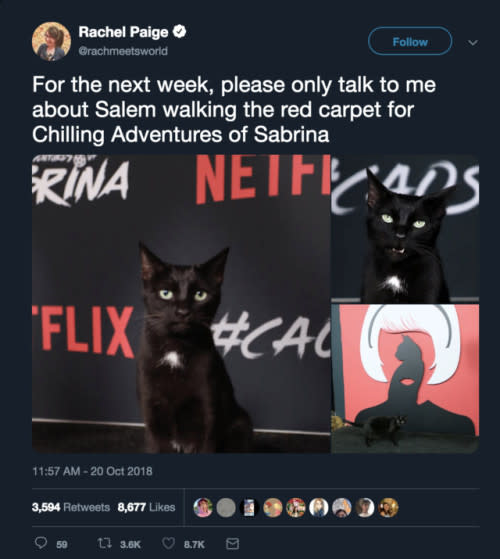 Have you seen this new take of Sabrina the teenage witch? All 10 episodes are now on Netflix!