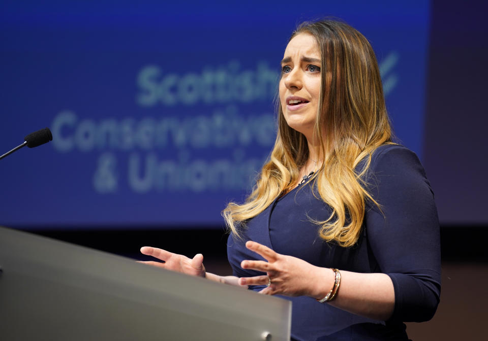 Meghan Gallacher will address her party’s conference on Friday (Andrew Milligan/PA)