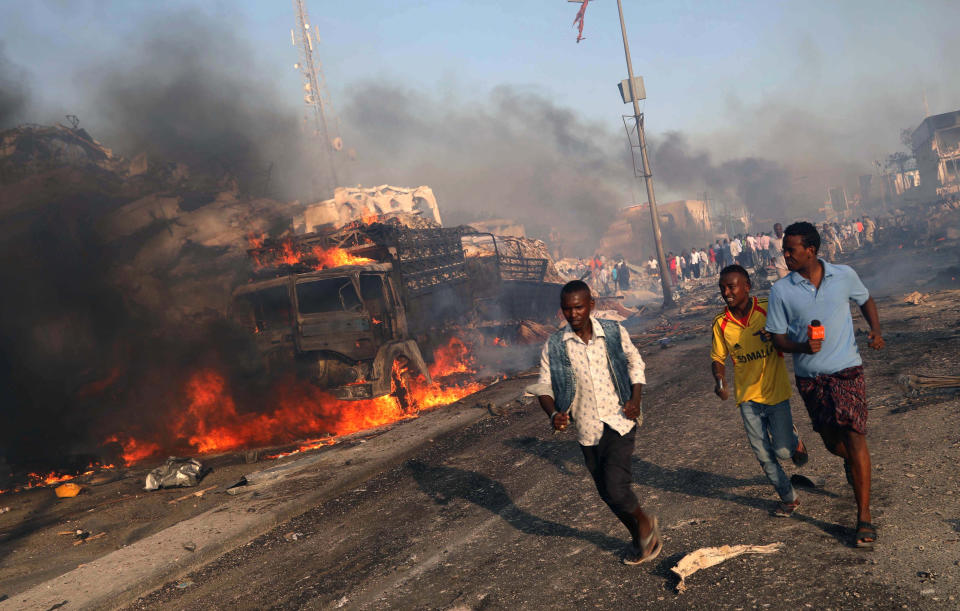 Deadly truck bombing in Mogadishu, Somalia