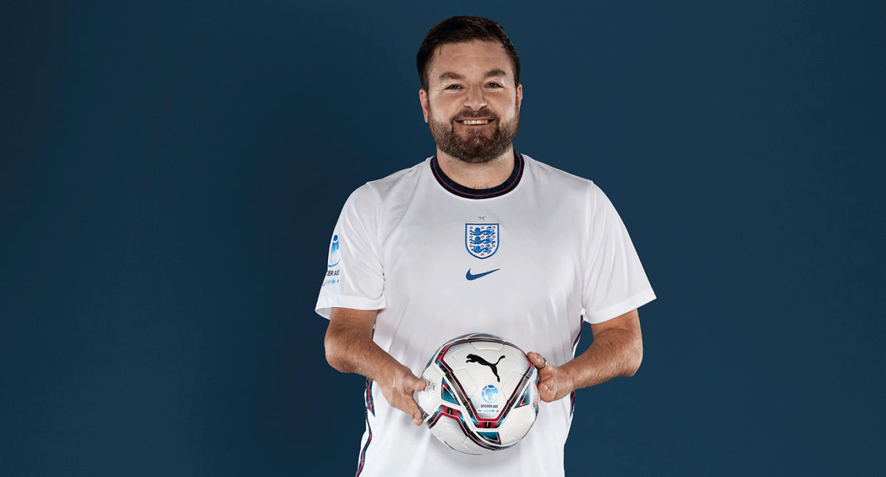 Alex Brooker was the star of Soccer Aid for viewers. (ITV)