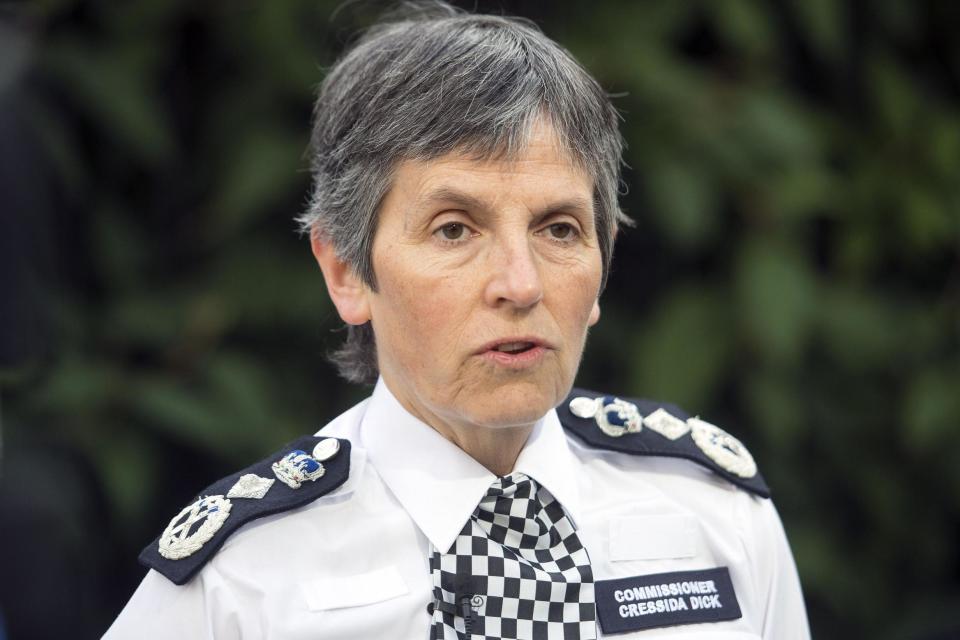 Met Commissioner Cressida Dick insisted that “the tide is turning” in the battle against street violence as she hit out at Donald Trump (PA Wire/PA Images)