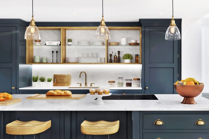 Modern kitchen in a beautiful home