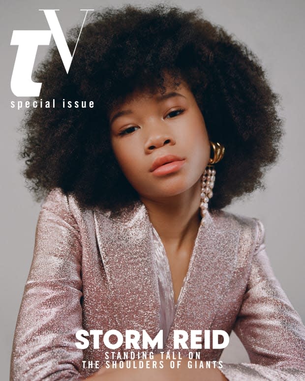 Storm Reid on the cover of "Teen Vogue." Photo: Micaiah Carter