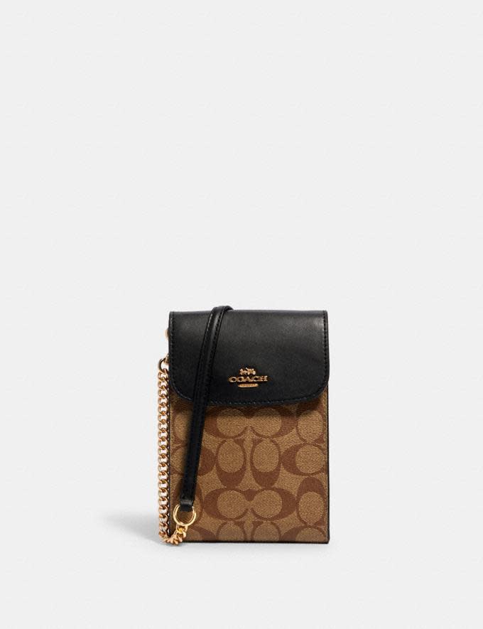 Rachel Phone Crossbody In Signature Canvas is on sale at Coach Outlet for Black Friday, $68 (originally $228). 