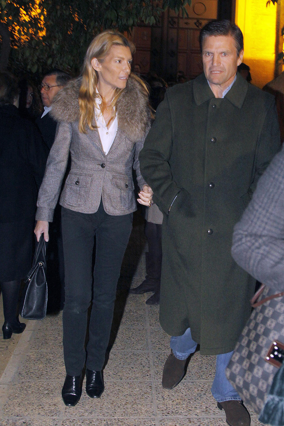 SEVILLE, SPAIN - DECEMBER 11:  Juan Antonio Ruiz Espataco and Patricia Rato attend the funeral service for Manuel Prado Colon de Carvajal on December 11, 2009 in Seville, Spain.  (Photo by Europa Press/Getty Images)