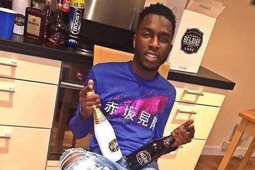 Victim: Elyon Mark Poku, a DJ also known as Nana Banger, was stabbed to death on Saturday