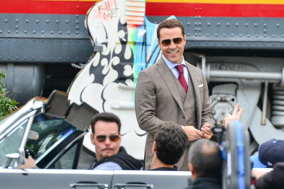 Jeremy Piven on the set of 'Entourage' on February 07, 2015, in Los Angeles, California.