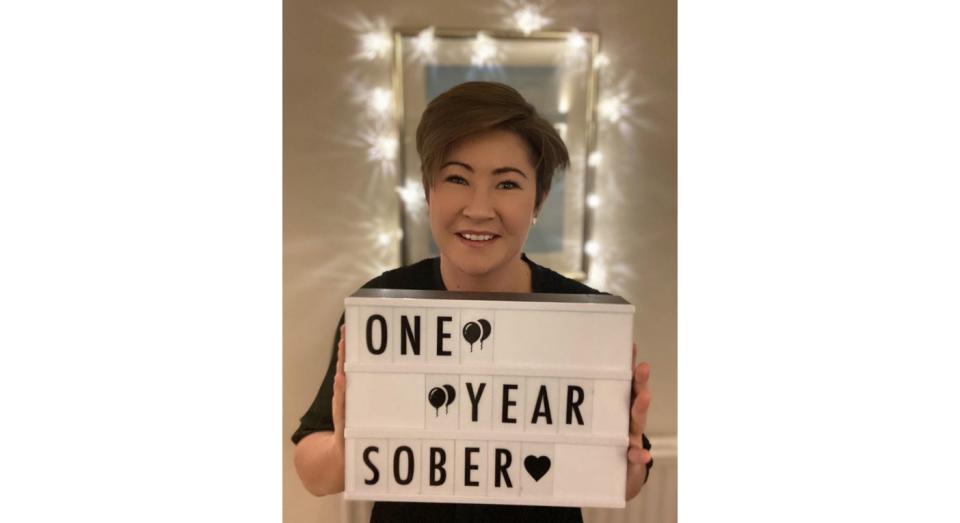 Pippa Head has now been sober for a year (SWNS)