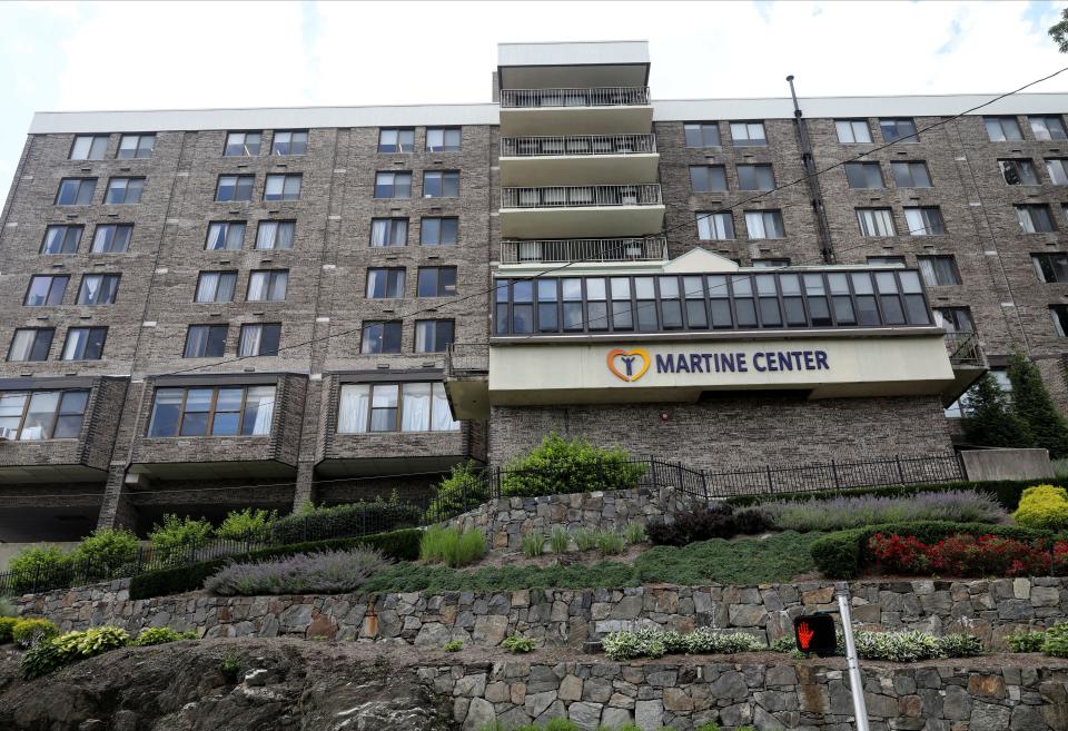 The exterior of the Martine Center for Rehabilitation and Nursing at 12 Tibbits Avenue in White Plains, June 28, 2023. 