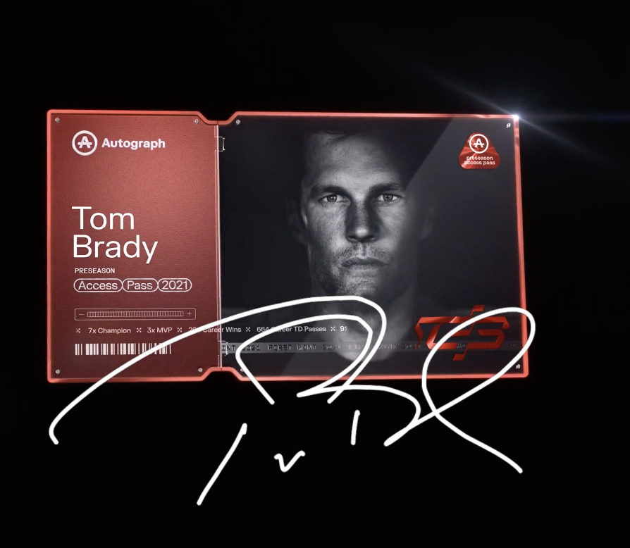 Tom Brady launched his own marketplace, Autograph. (Photo: Autograph)