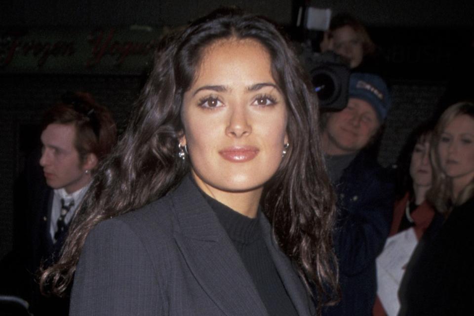 <p>Jim Smeal/Ron Galella Collection via Getty</p> Salma Hayek at 