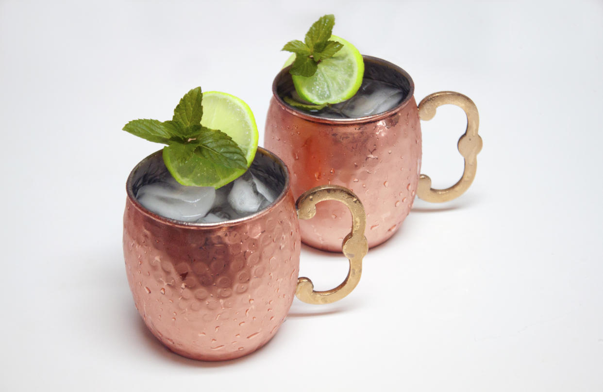 So, those cute copper Moscow Mule mugs might not be safe to drink from