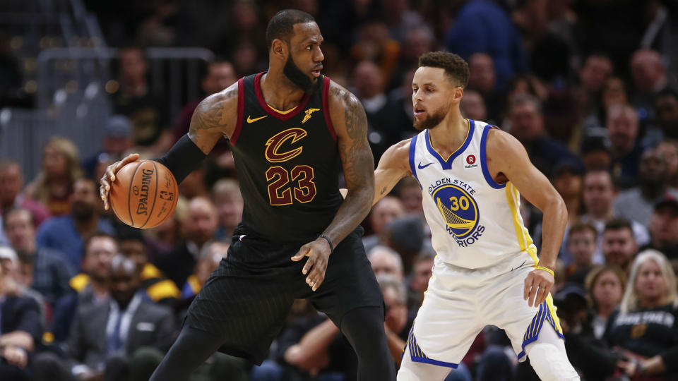 LeBron James will be wearing a new jersey the next time he faces Stephen Curry, but they'll still be spending the holidays together.