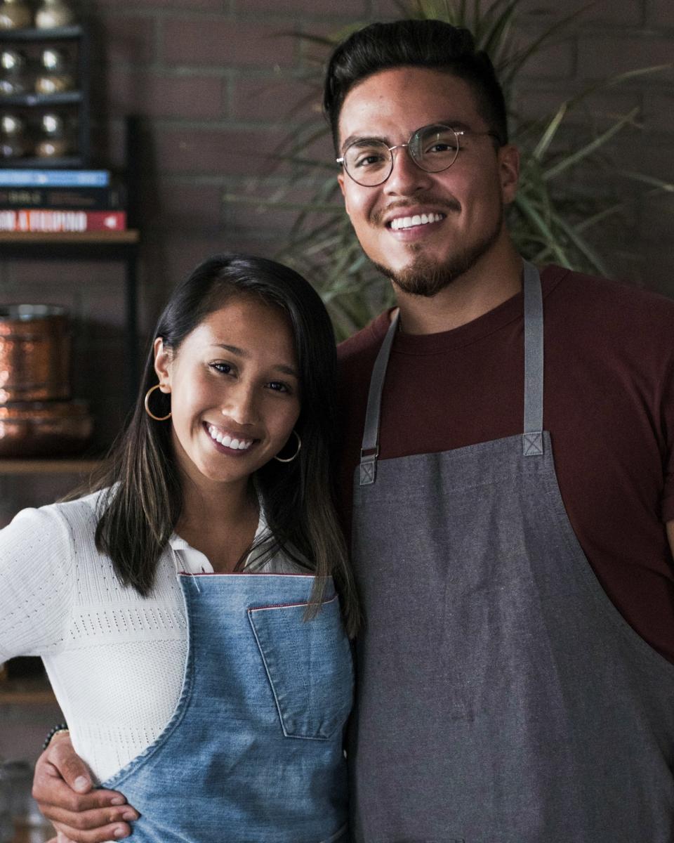 Kora cofounders Kimberly Camara and Kevin Borja